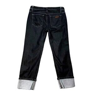 Joe's Jeans Women's 27 Dark Wash Cuffed Slim Straight Ankle Soft Stretch